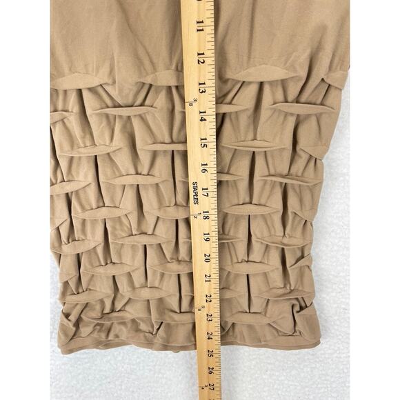 Last Tango Puckered Rouched Seamless Tank S/M‎ Macademia - Picture 3 of 6